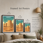 Darawar Fort - Rahim Yar Khan - Punjab - Travel Wall Art Print - - Travel Art Poster
