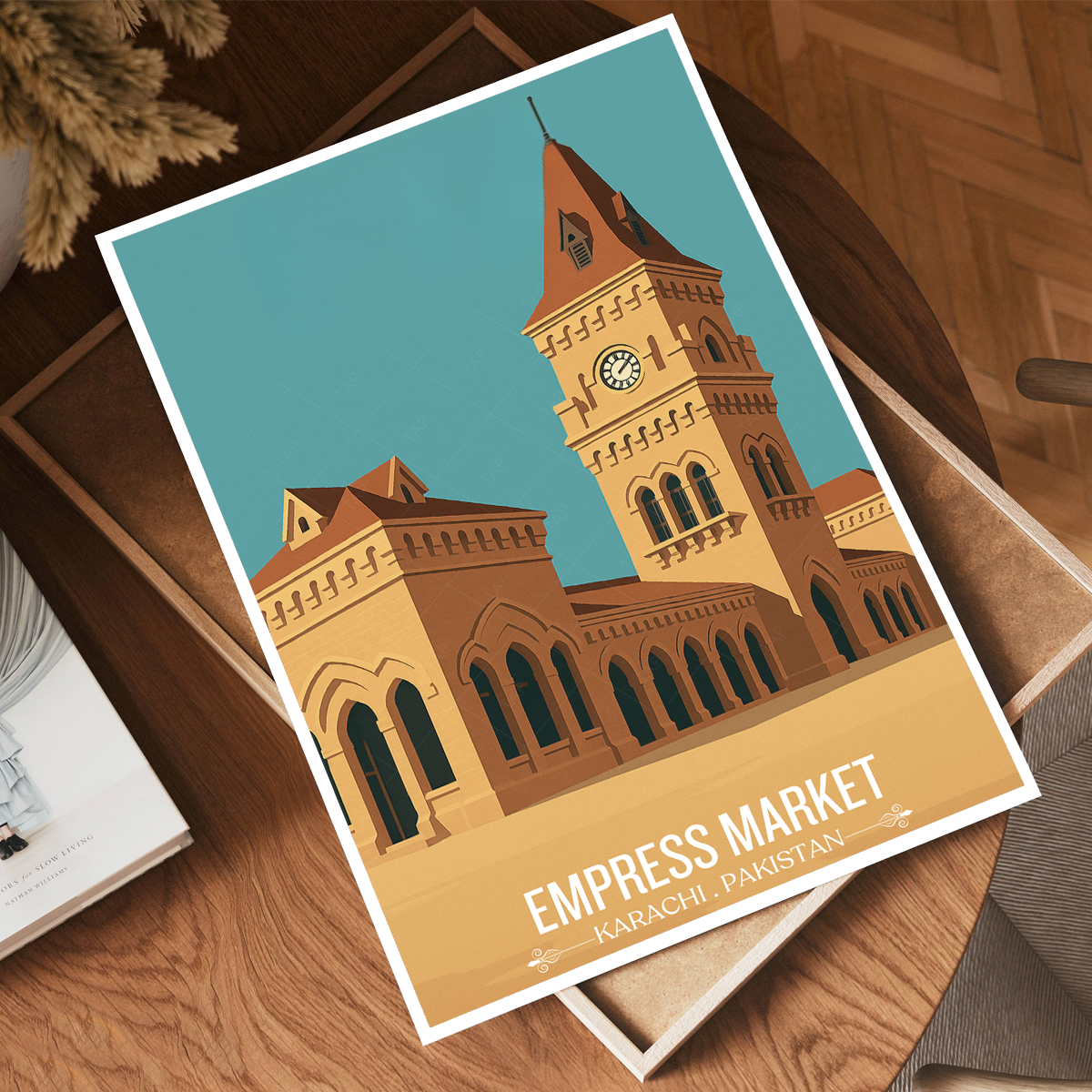Empress Market - Karachi - Travel Wall Art Print - - Travel Art Poster