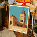 Empress Market - Karachi - Travel Wall Art Print - - Travel Art Poster