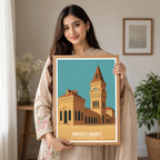 Empress Market - Karachi - Travel Wall Art Print - - Travel Art Poster