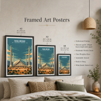Faisal Mosque - Masjid - Islamabad - Koh-e-Saar - Travel Wall Art Print - - Travel Art Poster