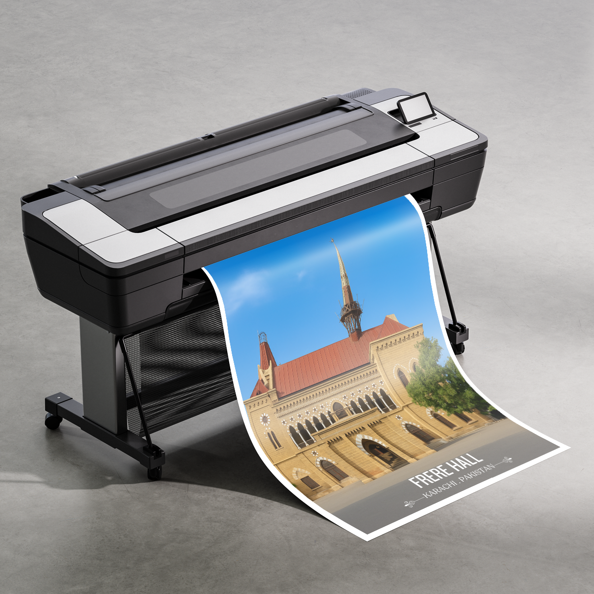 Sir Henry Bartle Frere Hall - Karachi - Travel Wall Art Print - - Travel Art Poster