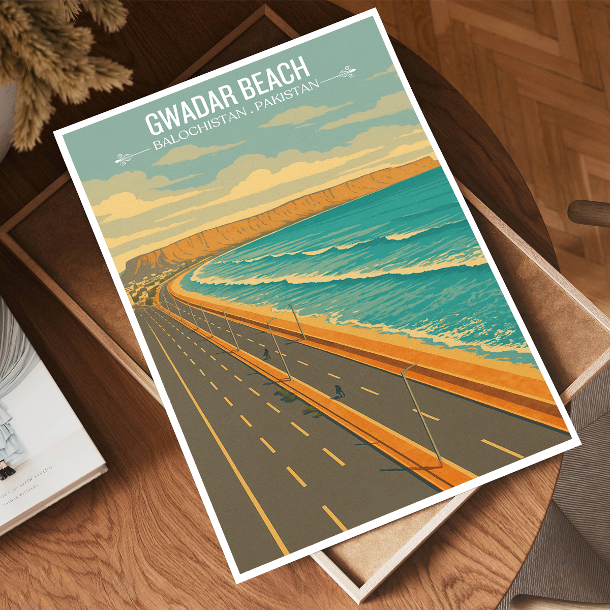 Gawadar Beach - Baluchistan - Arabian Sea - Travel Wall Art Print - - Travel Art Poster