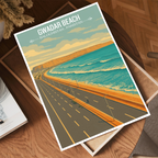 Gawadar Beach - Baluchistan - Arabian Sea - Travel Wall Art Print - - Travel Art Poster