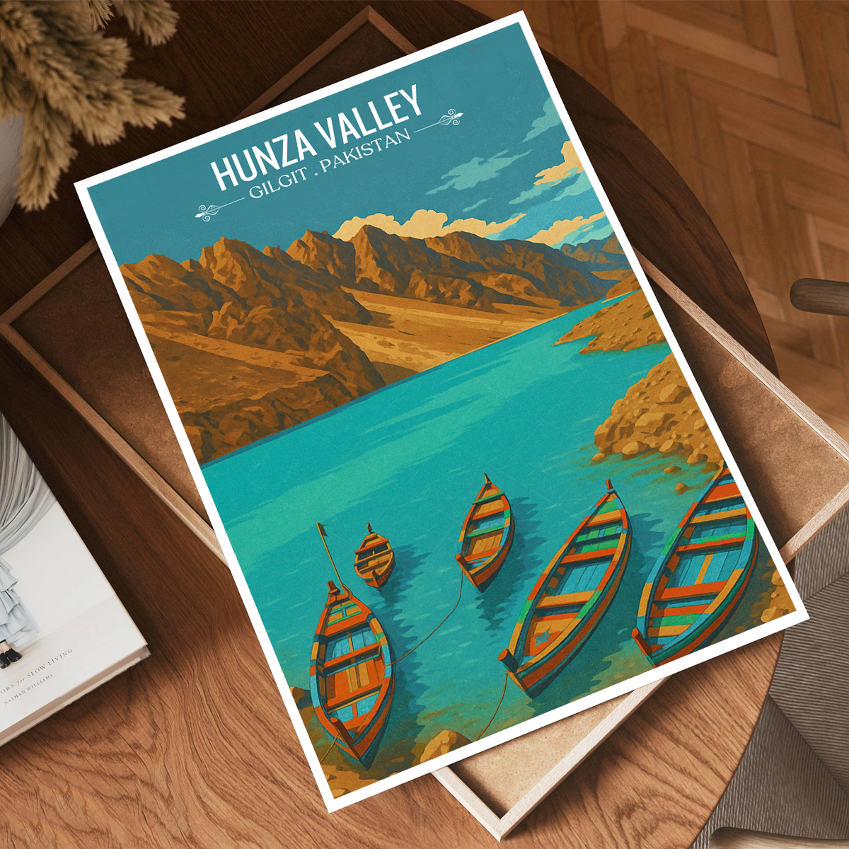 Hunza Valley - Gilgit-Baltistan - Northern Areas - Travel Wall Art Print - - Travel Art Poster
