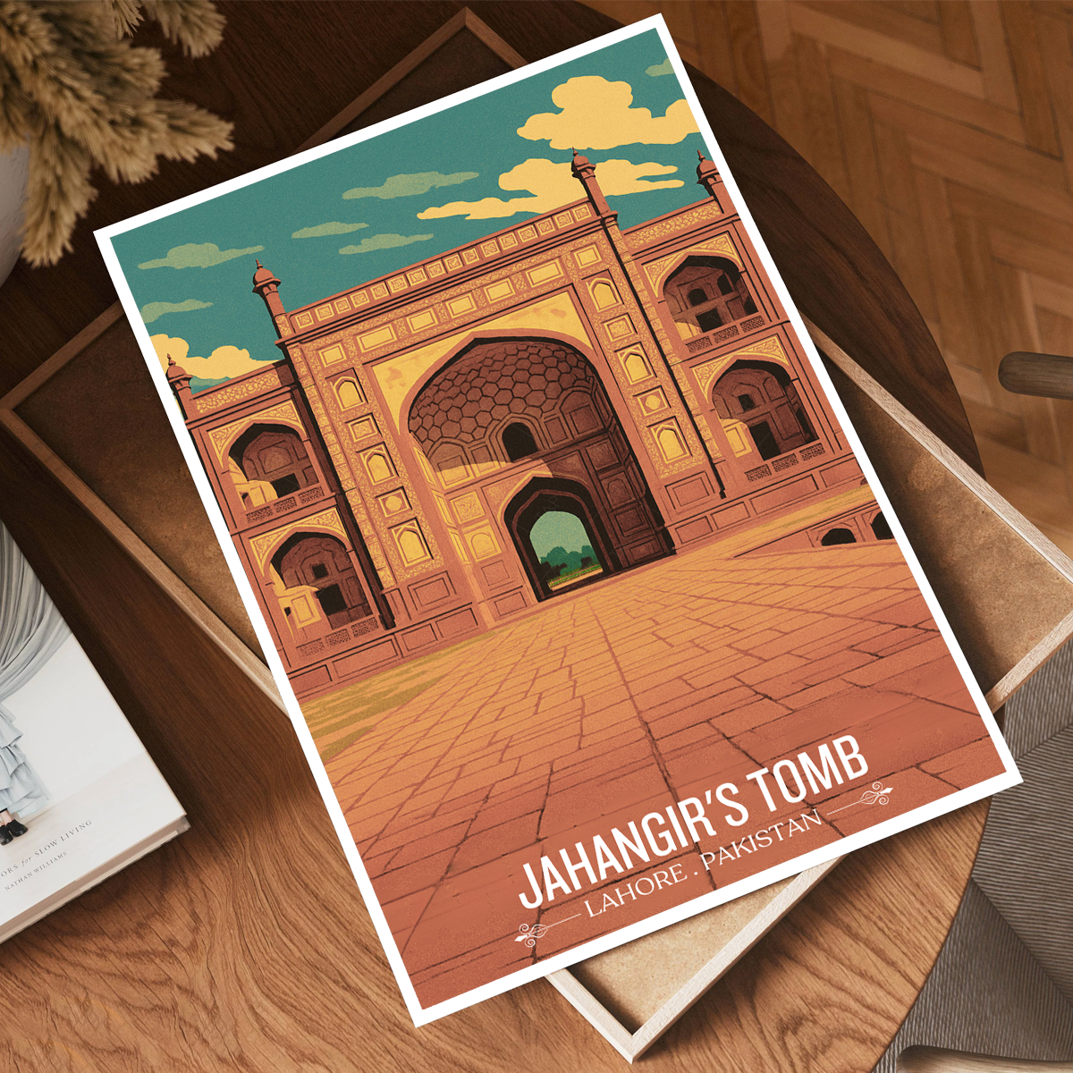 Jahangir Tomb - Lahore - Travel Wall Art Print - - Travel Art Poster