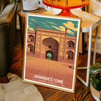 Jahangir Tomb - Lahore - Travel Wall Art Print - - Travel Art Poster