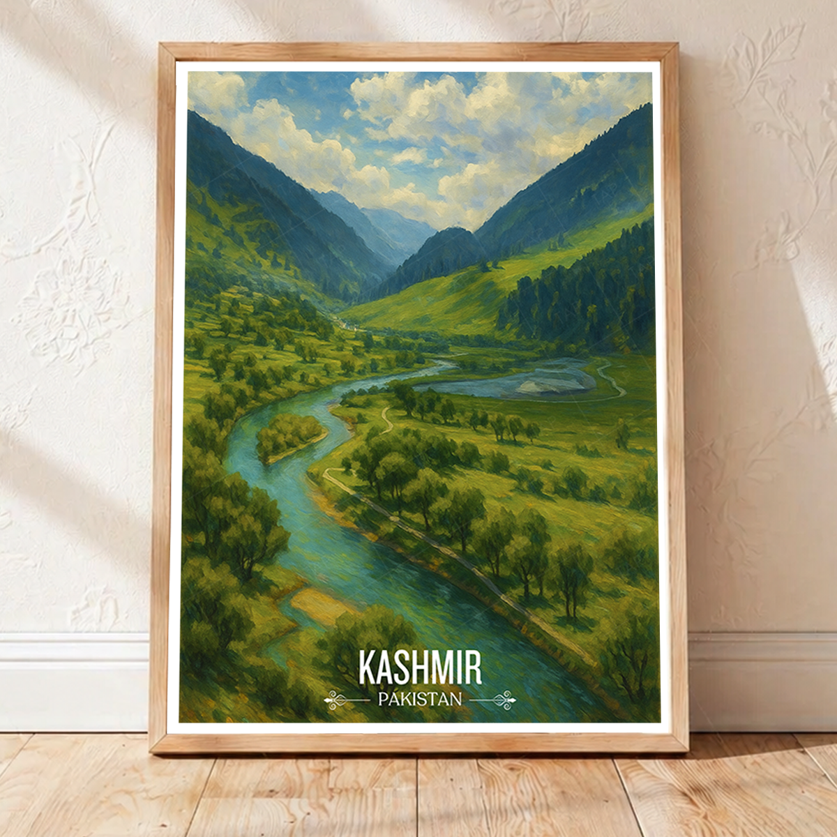 Azad Kashmir - Pakistan - Northern Area - Travel Wall Art Print - - Travel Art Poster