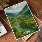 Azad Kashmir - Pakistan - Northern Area - Travel Wall Art Print - - Travel Art Poster