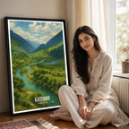 Azad Kashmir - Pakistan - Northern Area - Travel Wall Art Print - - Travel Art Poster