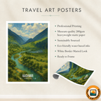 Azad Kashmir - Pakistan - Northern Area - Travel Wall Art Print - - Travel Art Poster
