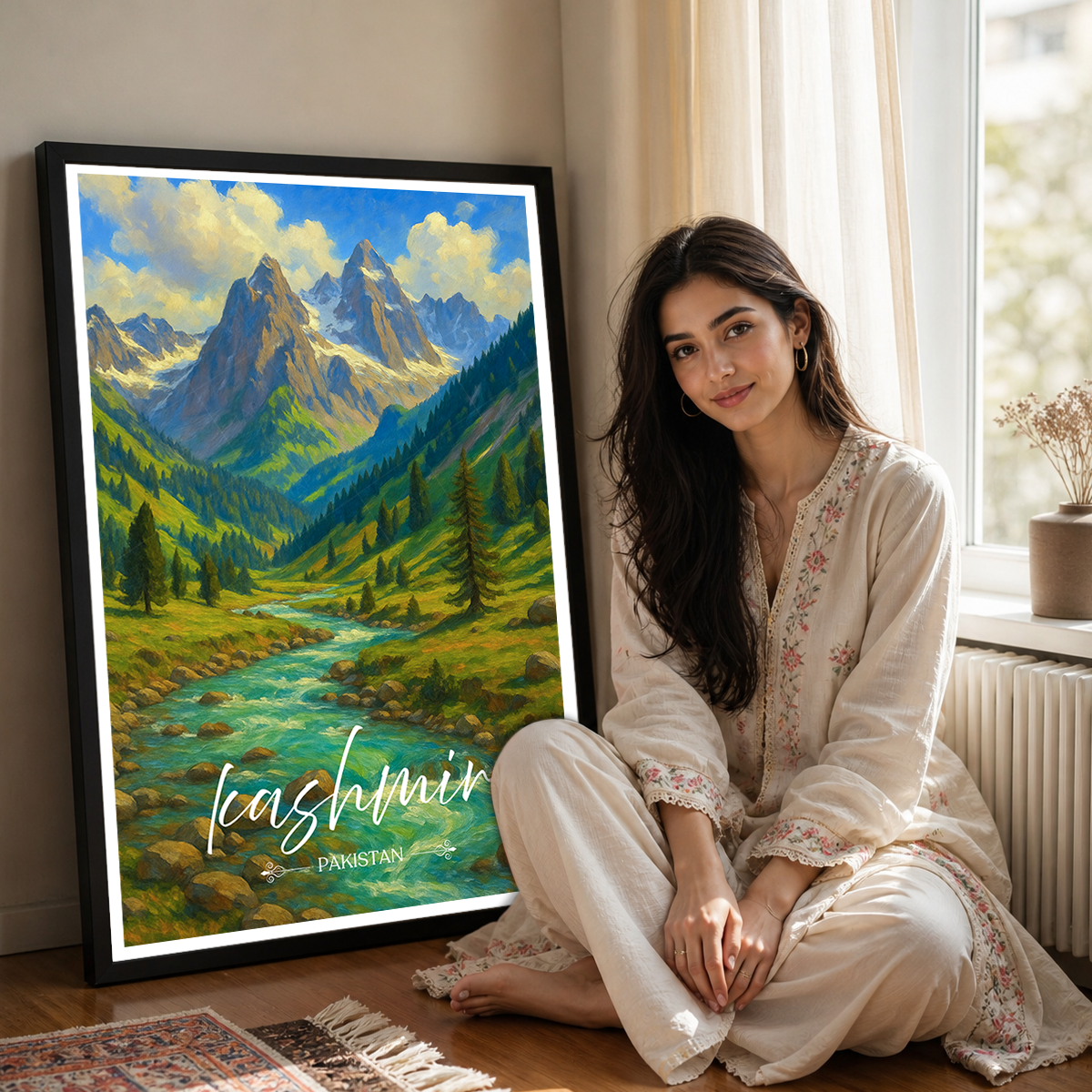 Kashmir - Pakistan - Northern Area - Travel Wall Art Print - - Travel Art Poster