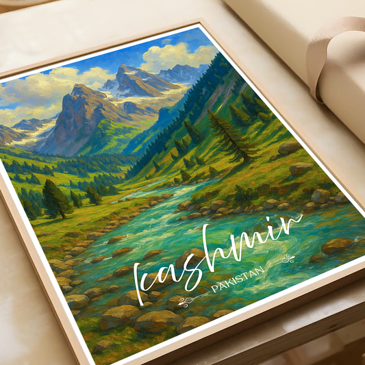 Kashmir - Pakistan - Northern Area - Travel Wall Art Print - - Travel Art Poster