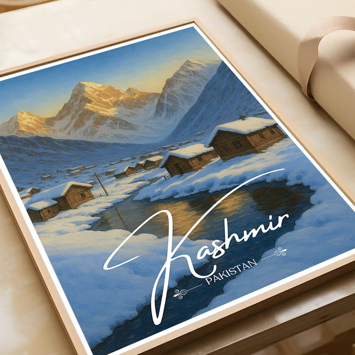 Kashmir - Pakistan - Heaven on Earth - Travel Wall Art Print - - Travel Art Poster