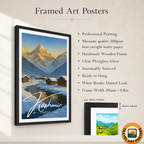 Kashmir - Pakistan - Heaven on Earth - Travel Wall Art Print - - Travel Art Poster