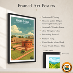Mazar-e-Iqbal - Poet of East Tomb - Lahore - Travel Wall Art Print - - Travel Art Poster
