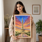 Minar-e-Pakistan - Yadgar - Lahore - Travel Wall Art Print - - Travel Art Poster