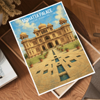 Shiv Rattan Mohatta Palace - Karachi - Rajasthan Mughal Era - Travel Wall Art Print - - Travel Art Poster
