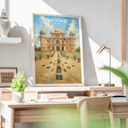 Shiv Rattan Mohatta Palace - Karachi - Rajasthan Mughal Era - Travel Wall Art Print - - Travel Art Poster
