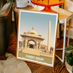 Summit Minar - Conference Tower - Mall Road - Colonial Lahore - Travel Wall Art Print - - Travel Art Poster