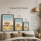 Summit Minar - Conference Tower - Mall Road - Colonial Lahore - Travel Wall Art Print - - Travel Art Poster