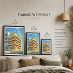Wazir Mansion - Historical Colonial Karachi - Travel Wall Art Print - - Travel Art Poster