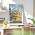 Wazir Mansion - Historical Colonial Karachi - Travel Wall Art Print - - Travel Art Poster