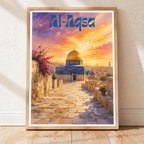 Al-Aqsa - Palestine - Travel Wall Art Deco Poster Print
