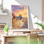 Al-Aqsa - Palestine - Travel Wall Art Deco Poster Print