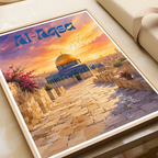 Al-Aqsa - Palestine - Travel Wall Art Deco Poster Print