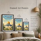 Al-Quds - Palestine - Travel Wall Art Deco Poster Print