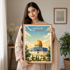 Al-Quds - Palestine - Travel Wall Art Deco Poster Print