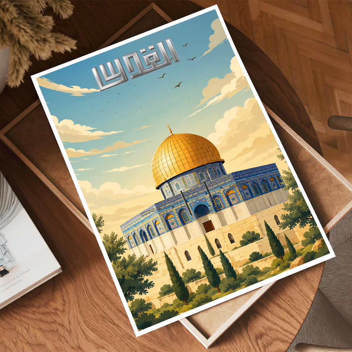 Al-Quds - Palestine - Travel Wall Art Deco Poster Print