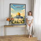 Al-Quds - Palestine - Travel Wall Art Deco Poster Print