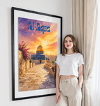 Al-Aqsa - Palestine - Travel Wall Art Deco Poster Print