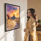 Al-Aqsa - Palestine - Travel Wall Art Deco Poster Print