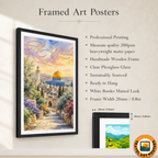 Al-Quds - Palestine - Travel Wall Art Deco Poster Print - Art Print - Travel Art Poster