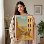 Bethleham - Palestine - Travel Wall Art Deco Poster Print - Art Print - Travel Art Poster