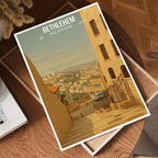 Bethleham - Palestine - Travel Wall Art Deco Poster Print - Art Print - Travel Art Poster