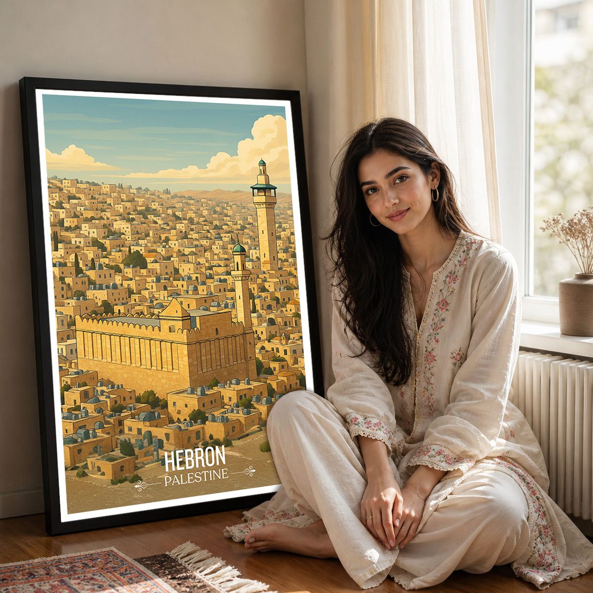 Hebron - Palestine - Travel Wall Art Deco Poster Print - Art Print - Travel Art Poster