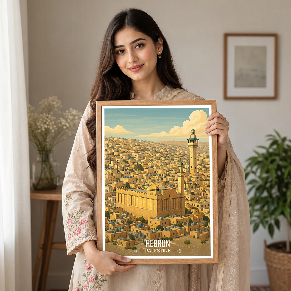 Hebron - Palestine - Travel Wall Art Deco Poster Print - Art Print - Travel Art Poster