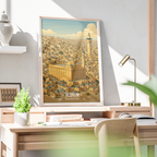 Hebron - Palestine - Travel Wall Art Deco Poster Print - Art Print - Travel Art Poster