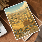 Hebron - Palestine - Travel Wall Art Deco Poster Print - Art Print - Travel Art Poster
