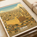 Hebron - Palestine - Travel Wall Art Deco Poster Print - Art Print - Travel Art Poster