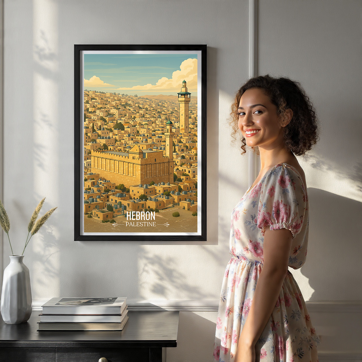 Hebron - Palestine - Travel Wall Art Deco Poster Print - Art Print - Travel Art Poster