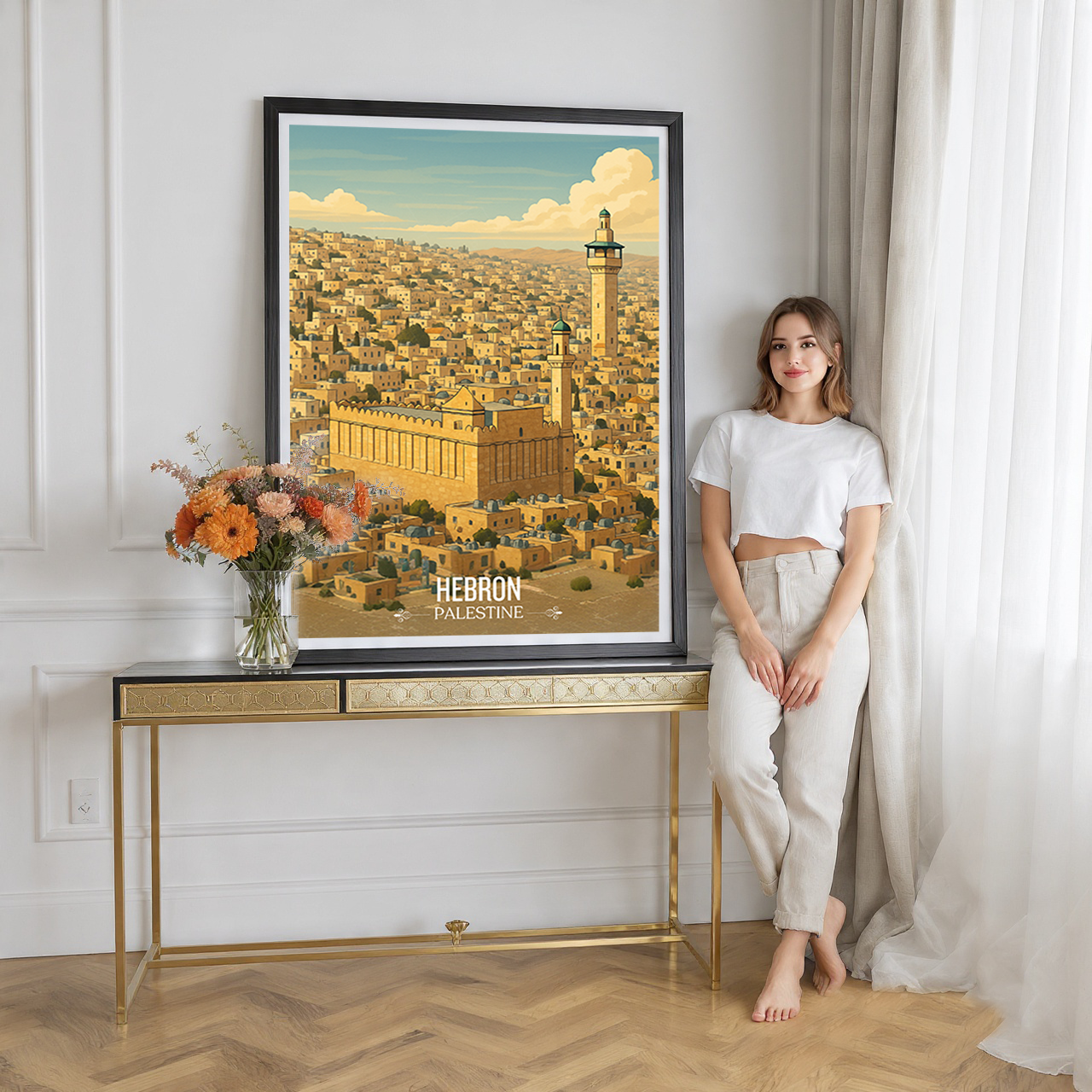 Hebron - Palestine - Travel Wall Art Deco Poster Print - Art Print - Travel Art Poster
