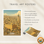 Hebron - Palestine - Travel Wall Art Deco Poster Print - Art Print - Travel Art Poster