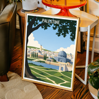 Palestine - Travel Wall Art Deco Poster Print - Art Print - Travel Art Poster