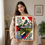 Palestine - Travel Wall Art Deco Poster Print - Art Print - Travel Art Poster