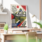 Palestine - Travel Wall Art Deco Poster Print - Art Print - Travel Art Poster